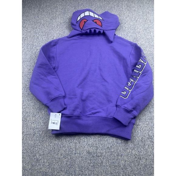Pokemon Gengar Ghost Type Purple Zip Up Hoodie Youth Size XS - Picture 8 of 8